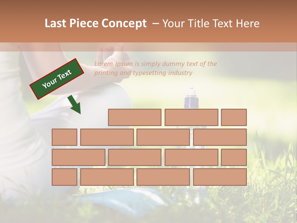 Nature Meditating Only PowerPoint Template