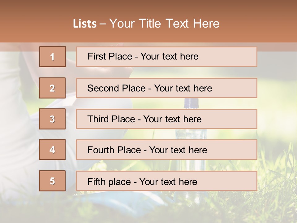 Nature Meditating Only PowerPoint Template