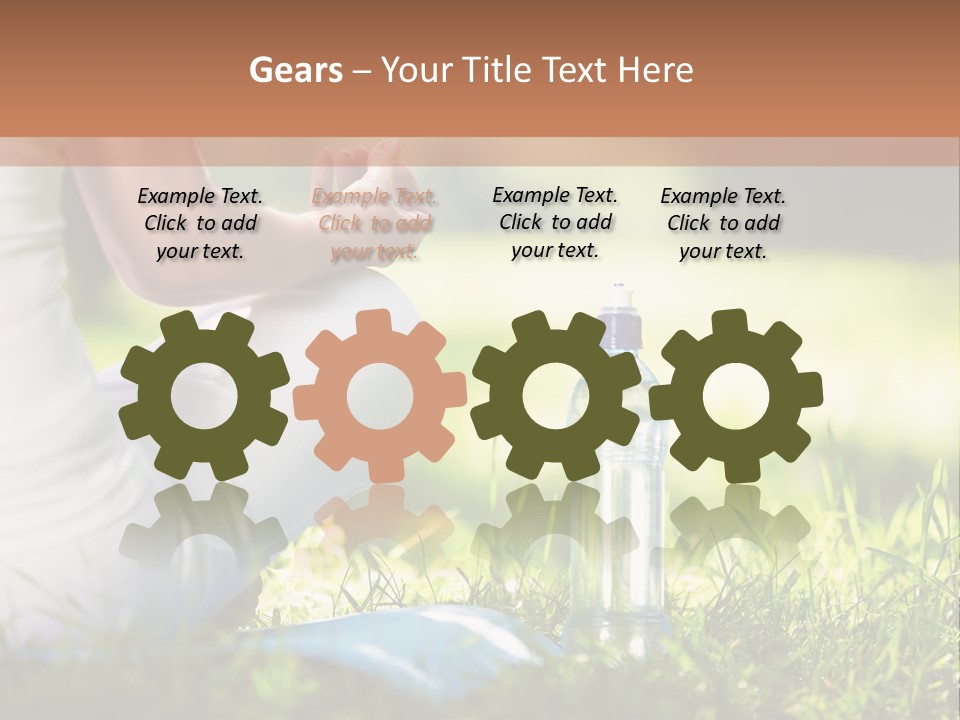 Nature Meditating Only PowerPoint Template