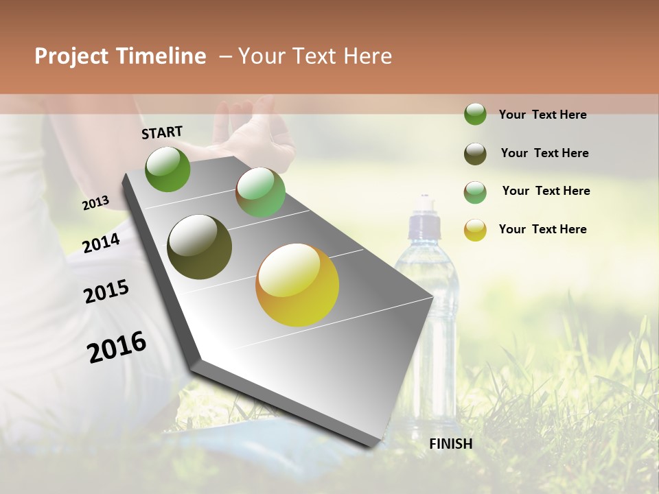 Nature Meditating Only PowerPoint Template