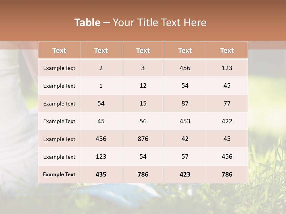 Nature Meditating Only PowerPoint Template