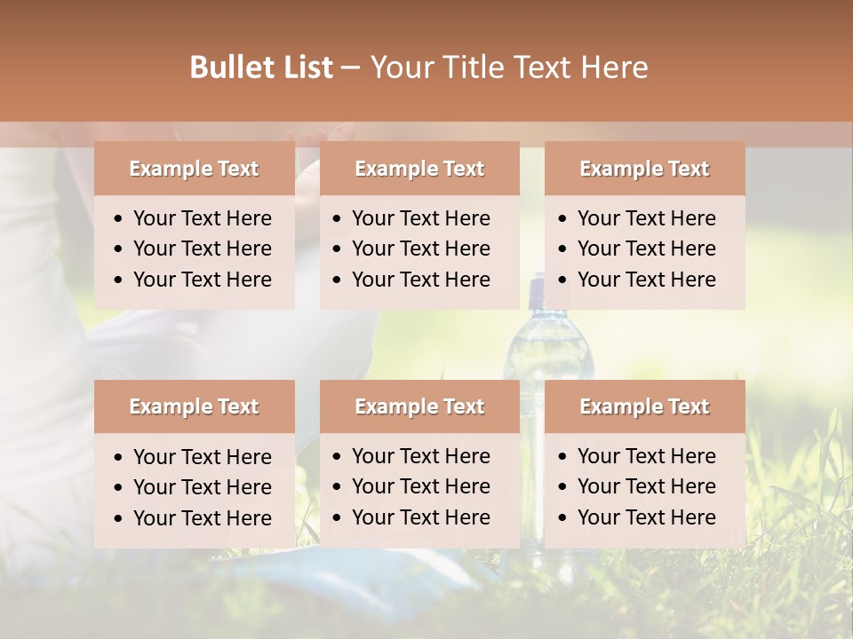 Nature Meditating Only PowerPoint Template