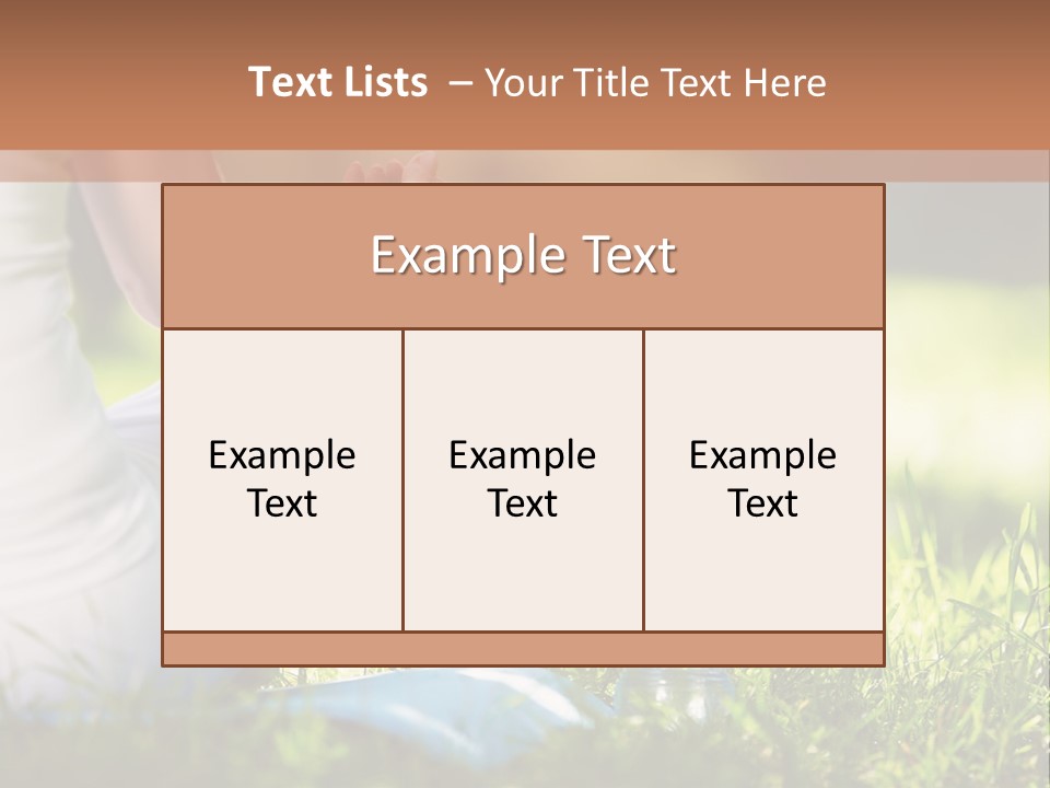 Nature Meditating Only PowerPoint Template