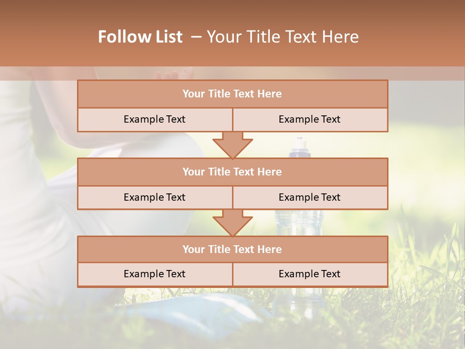 Nature Meditating Only PowerPoint Template