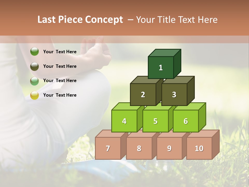 Nature Meditating Only PowerPoint Template