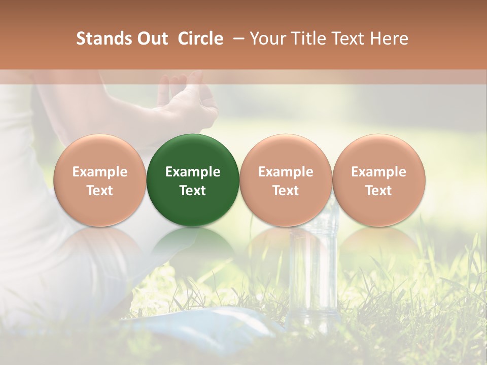 Nature Meditating Only PowerPoint Template