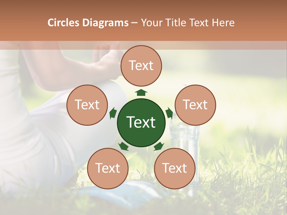 Nature Meditating Only PowerPoint Template