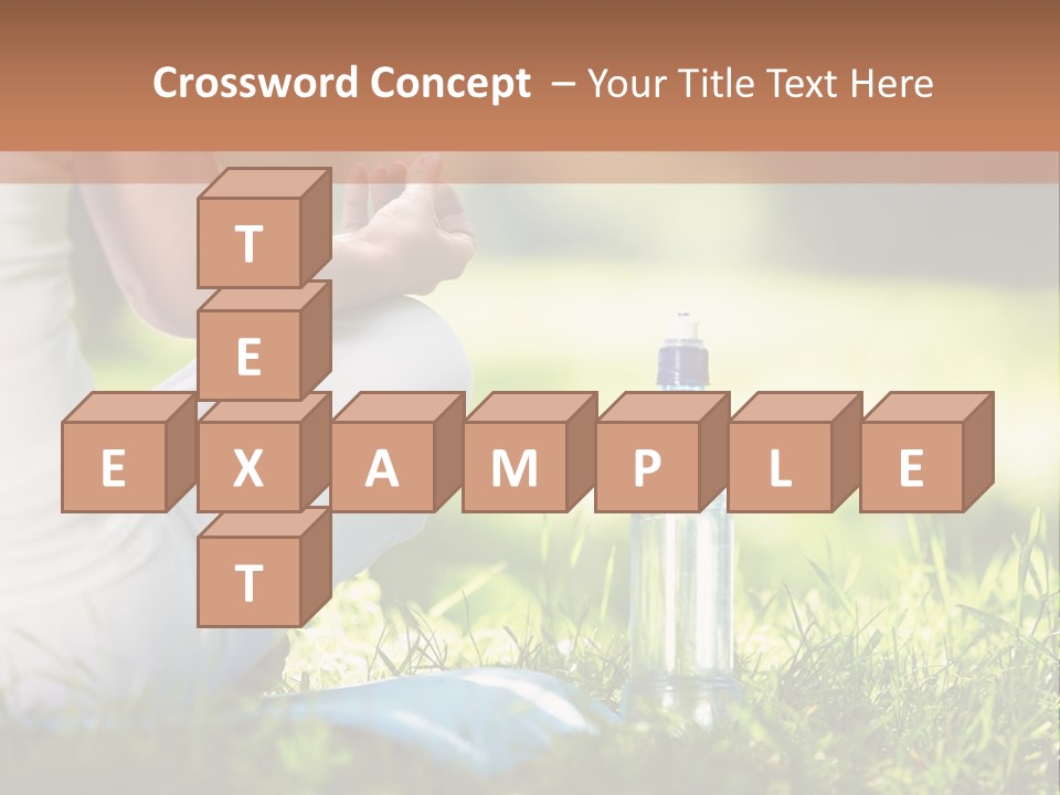 Nature Meditating Only PowerPoint Template