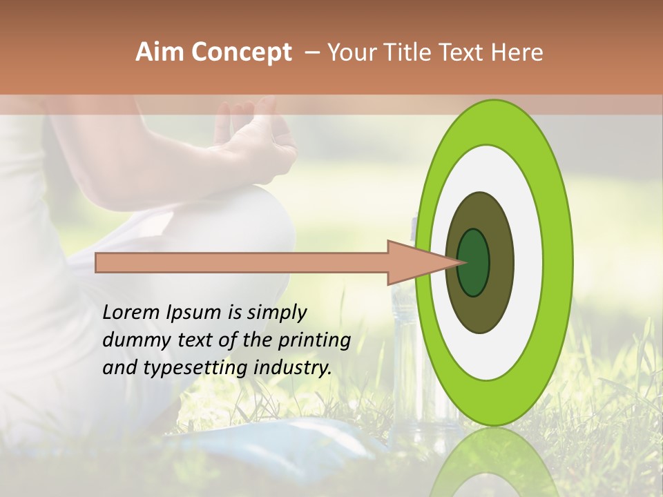 Nature Meditating Only PowerPoint Template