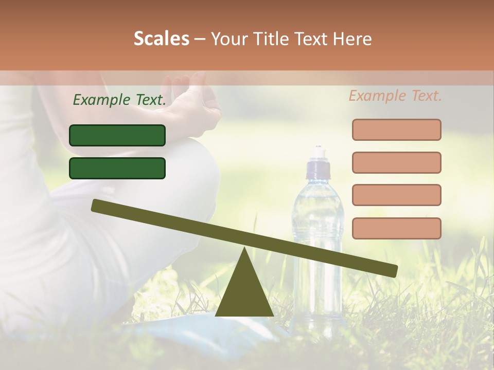 Nature Meditating Only PowerPoint Template