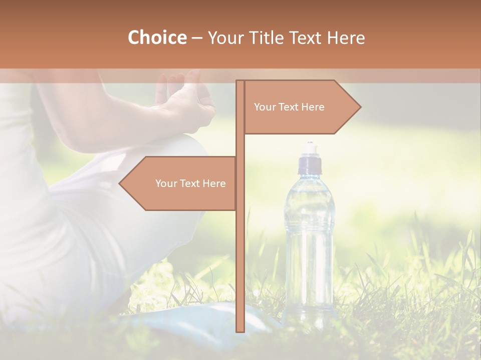 Nature Meditating Only PowerPoint Template