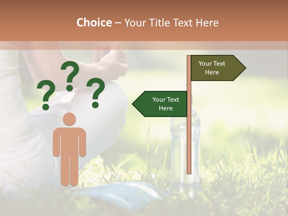 Nature Meditating Only PowerPoint Template