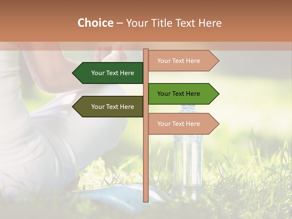 Nature Meditating Only PowerPoint Template