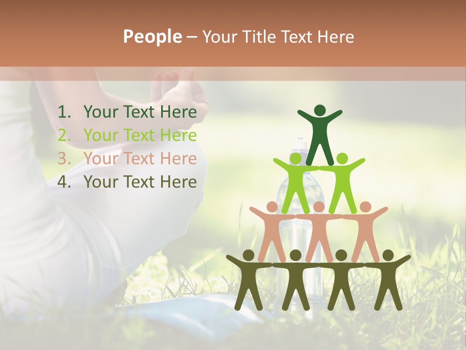 Nature Meditating Only PowerPoint Template