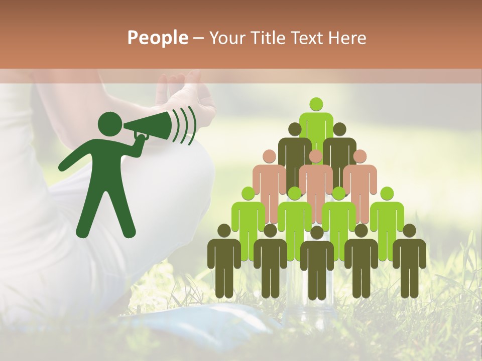 Nature Meditating Only PowerPoint Template