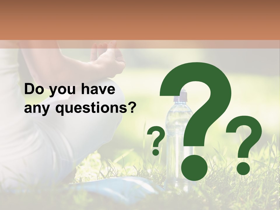 Nature Meditating Only PowerPoint Template