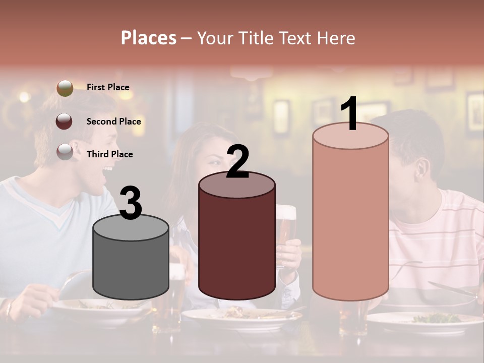 Pub Drink Glass PowerPoint Template