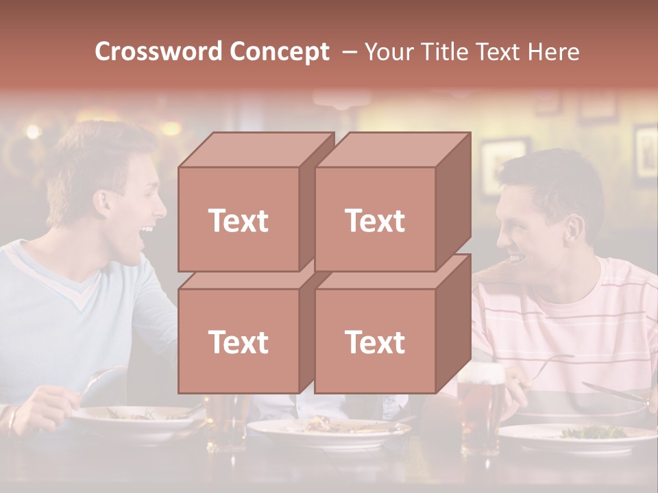 Pub Drink Glass PowerPoint Template