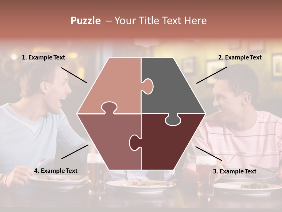 Pub Drink Glass PowerPoint Template