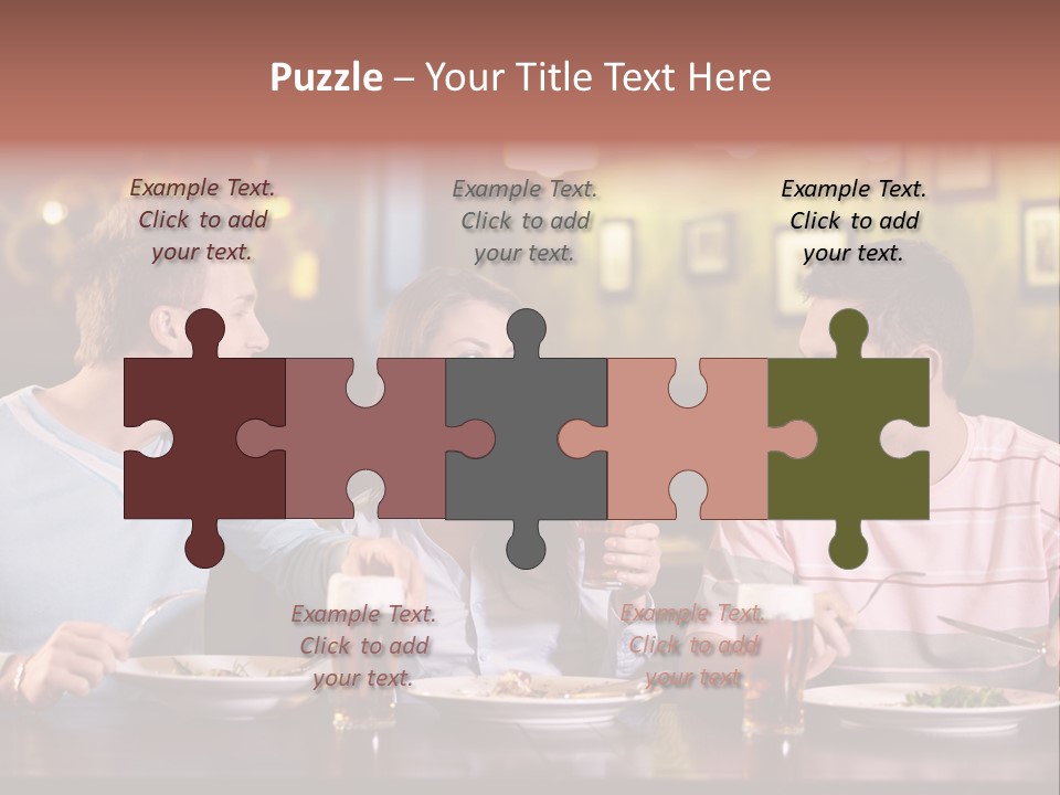 Pub Drink Glass PowerPoint Template