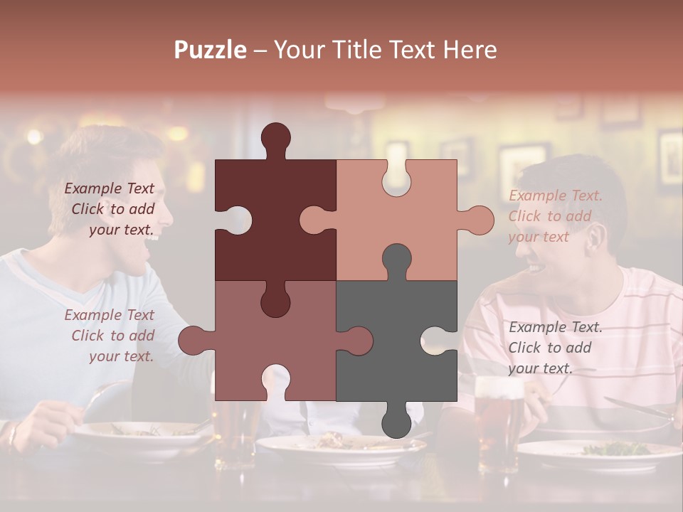 Pub Drink Glass PowerPoint Template