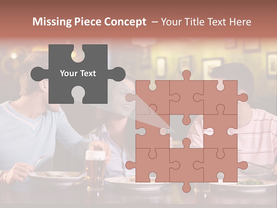 Pub Drink Glass PowerPoint Template