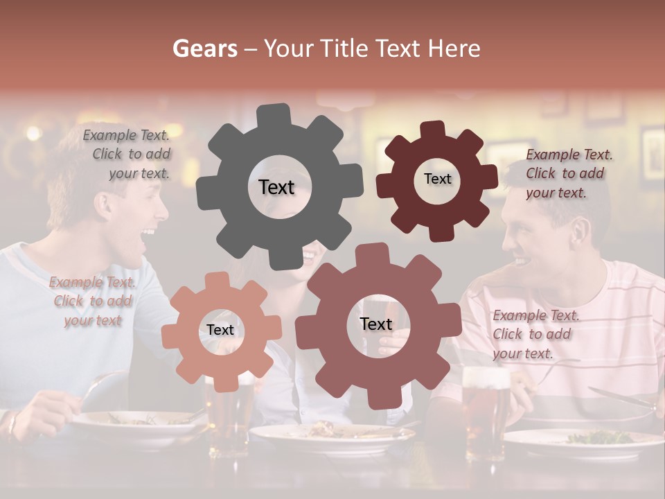 Pub Drink Glass PowerPoint Template