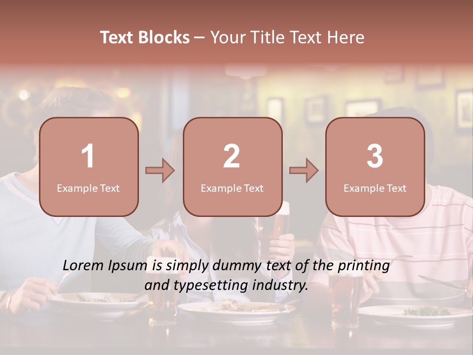 Pub Drink Glass PowerPoint Template