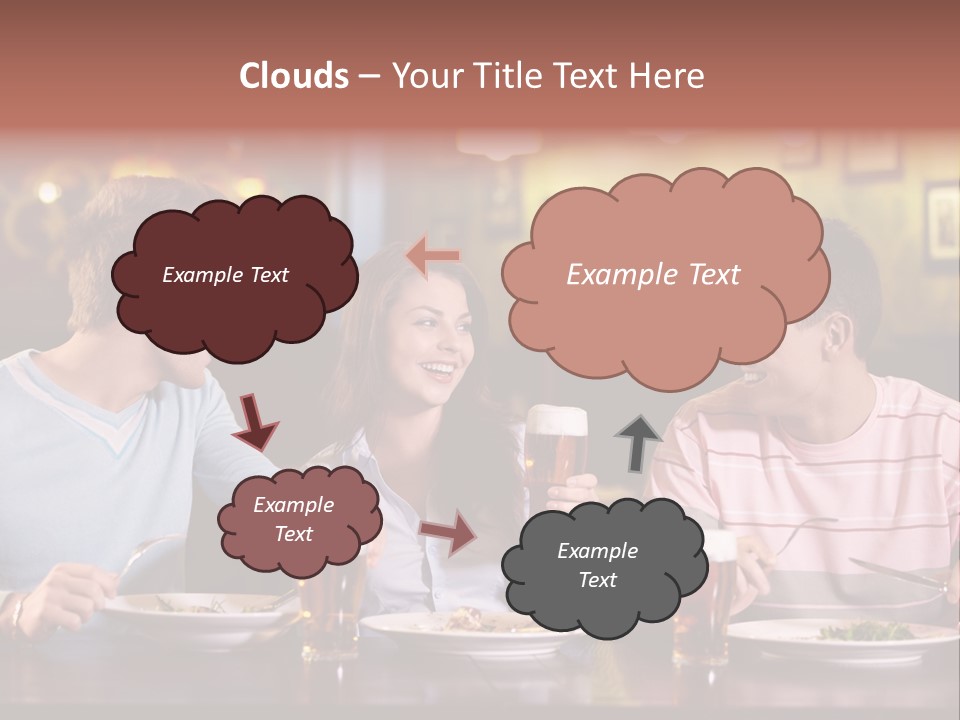 Pub Drink Glass PowerPoint Template