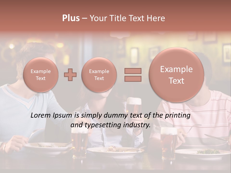 Pub Drink Glass PowerPoint Template