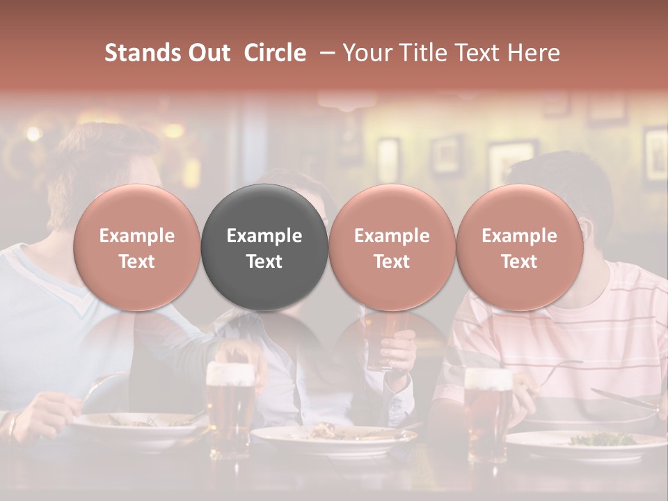 Pub Drink Glass PowerPoint Template