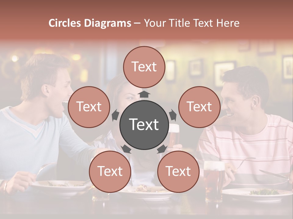 Pub Drink Glass PowerPoint Template