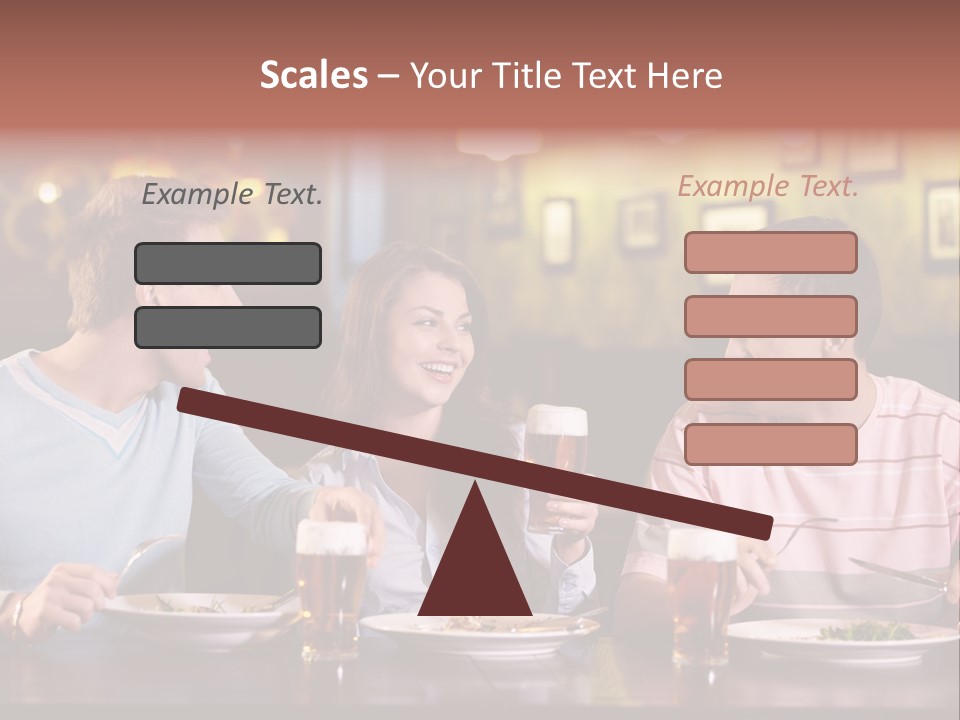 Pub Drink Glass PowerPoint Template