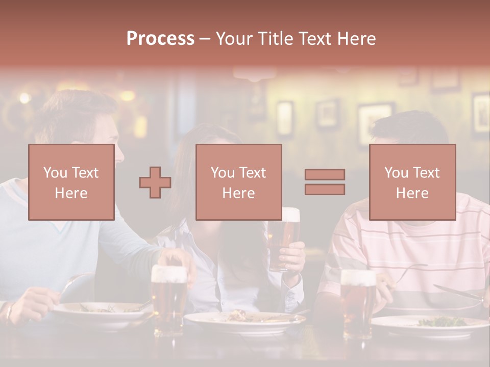 Pub Drink Glass PowerPoint Template