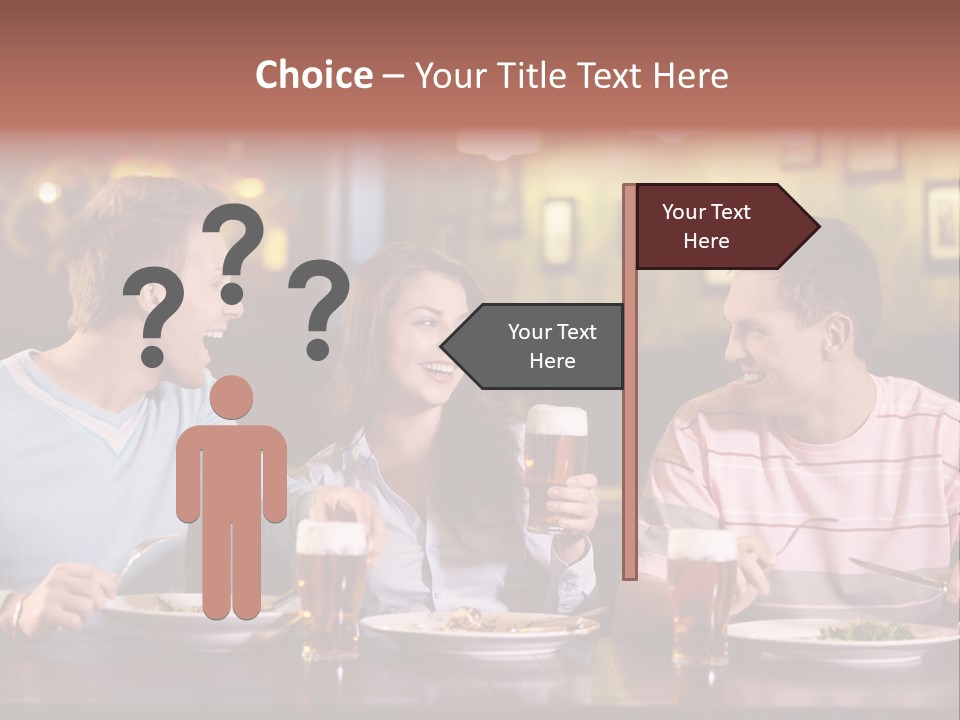 Pub Drink Glass PowerPoint Template