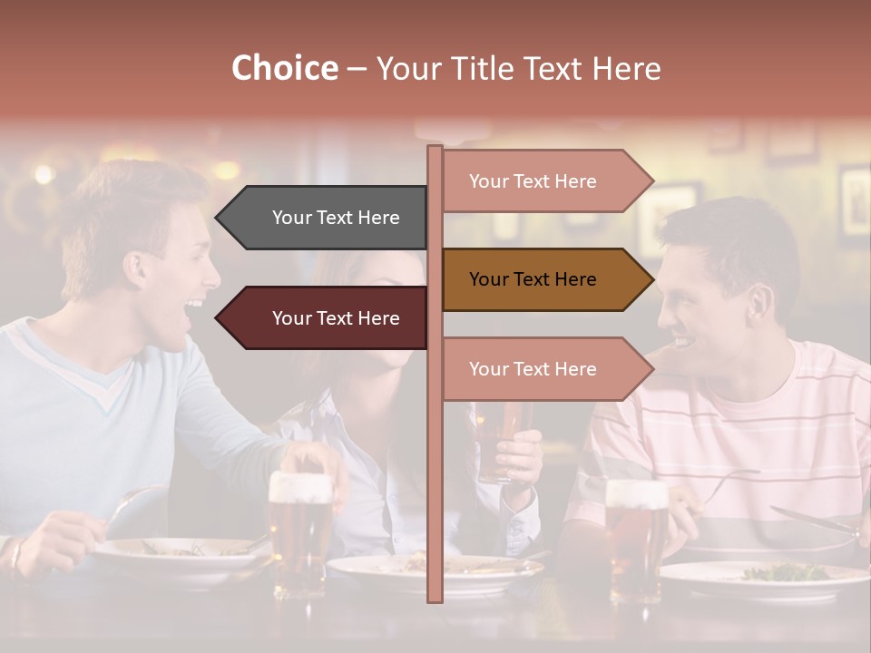 Pub Drink Glass PowerPoint Template