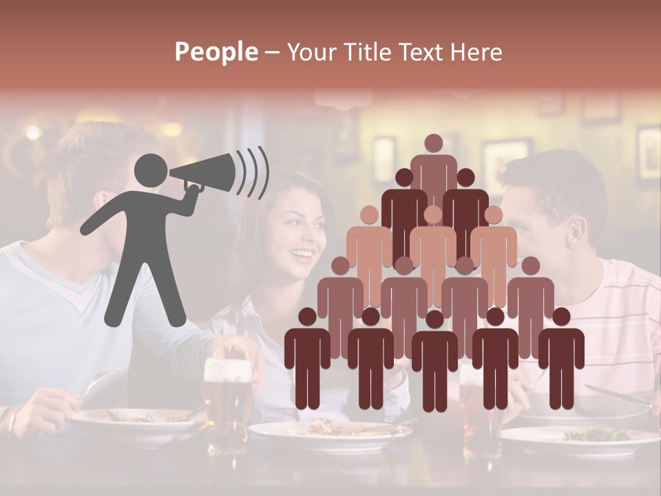 Pub Drink Glass PowerPoint Template