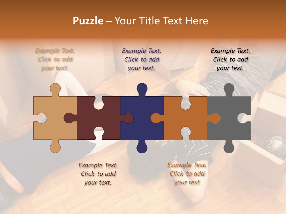 Cardboard Happiness Moving PowerPoint Template