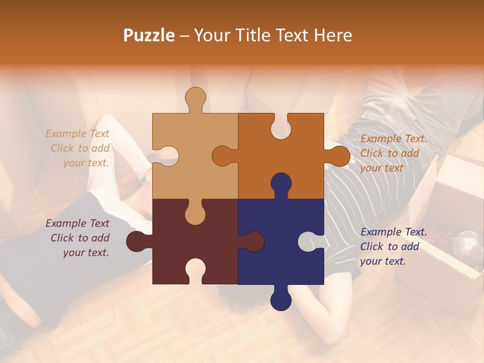 Cardboard Happiness Moving PowerPoint Template