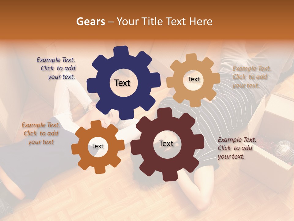 Cardboard Happiness Moving PowerPoint Template