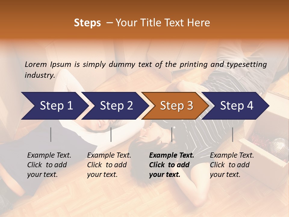 Cardboard Happiness Moving PowerPoint Template
