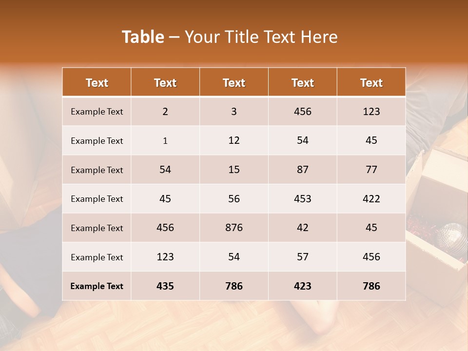 Cardboard Happiness Moving PowerPoint Template
