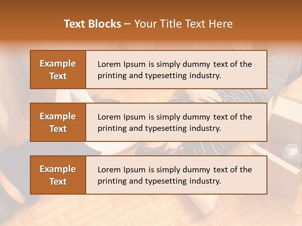 Cardboard Happiness Moving PowerPoint Template