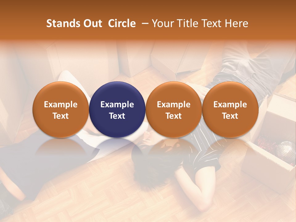 Cardboard Happiness Moving PowerPoint Template