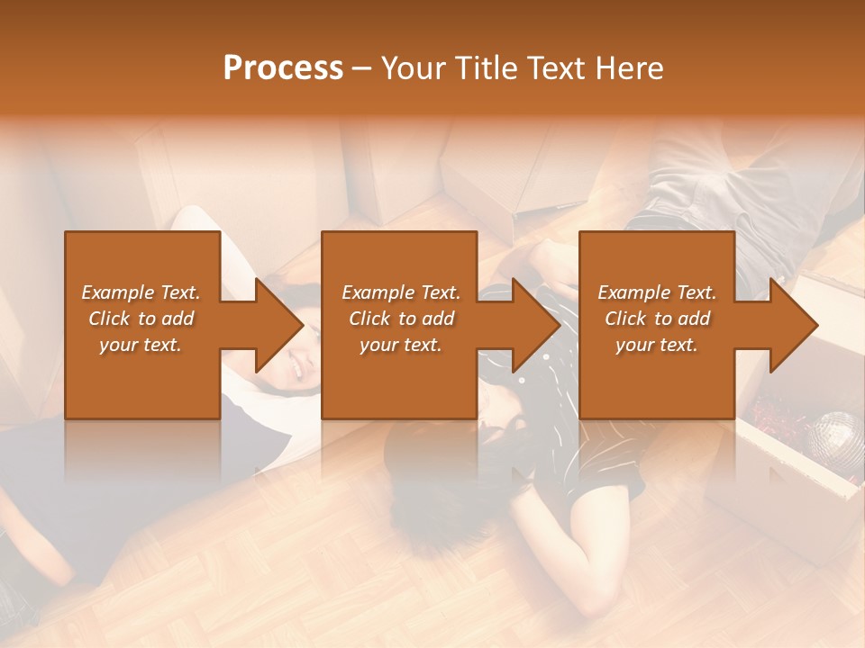 Cardboard Happiness Moving PowerPoint Template