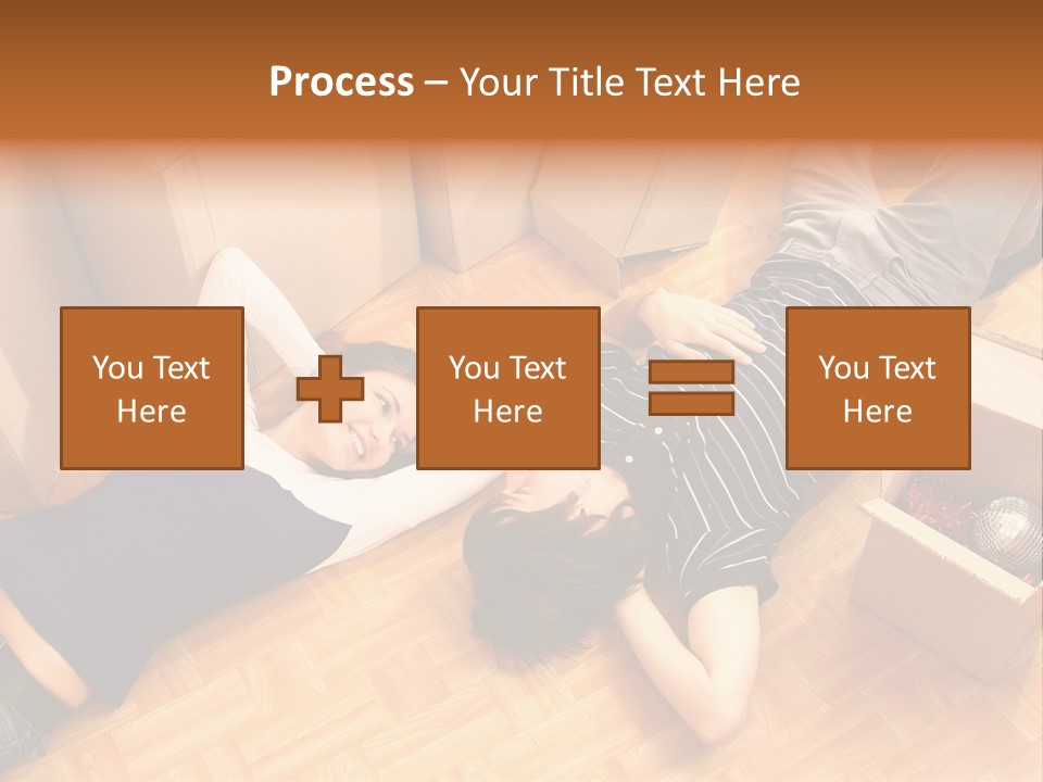 Cardboard Happiness Moving PowerPoint Template