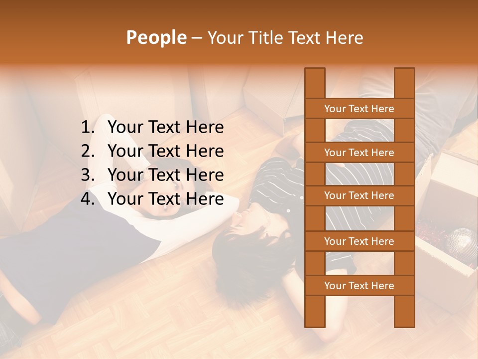 Cardboard Happiness Moving PowerPoint Template