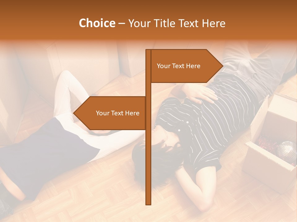 Cardboard Happiness Moving PowerPoint Template