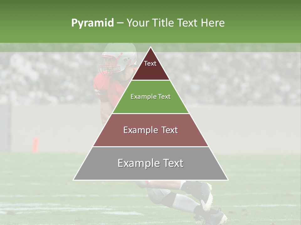 American Football Touchdown Playing PowerPoint Template