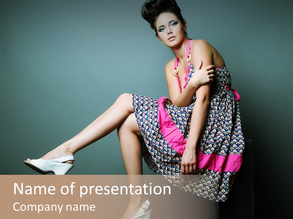 Dress Beautiful Elegant PowerPoint Template